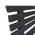 vidaXL Záhradná lavička 145,5 cm, plast, antracitová