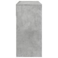 vidaXL Toaletný stolík so zrkadlom betónovosivý 80x39x80 cm