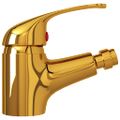 vidaXL Kúpeľňová batéria na bidet zlatá 13x12 cm