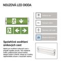 LED núdzové osvetlenie EMOS / NESSI ZN1110 / 3W, 3h, IP65