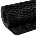 vidaXL Balkónová zástena čierna 500x100 cm polyratan