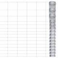 vidaXL Záhradný plot pozinkovaná oceľ strieborný 50x1,6 m