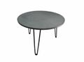 LC-D3-H-0 Luma Concrete Table – Dark Grey, Smooth