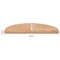 vidaXL Samolepiace schodové rohože 15 ks 80 x 24,5 x 3,5 cm Zlatá