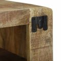 vidaXL TV skrinka s poličkou Hnedá 60 x 32 x 36 cm Mangový masív