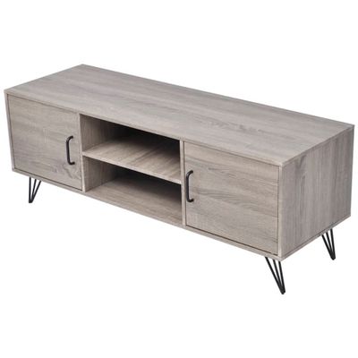vidaXL TV skrinka 120x40x45 cm, sivá