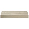 vidaXL Plávajúca nástenná polica, dubová 40x23,5x3,8 cm, MDF