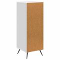 vidaXL Servírovacia skriňa Biela s vysokým leskom 33 x 34,5 x 90 cm