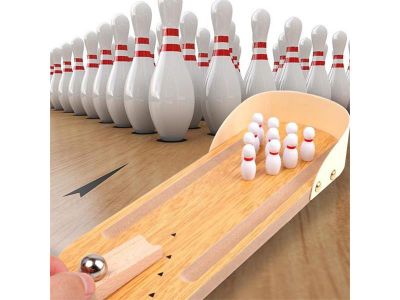 Hra stolný 4L mini bowling