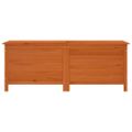 vidaXL Záhradný úložný box hnedý 150x50x56,5 cm jedľový masív