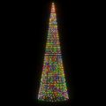 vidaXL LED vianočný stromček 1534 LED farebné 500 cm