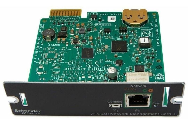 DELL APC Network Management Card 3 with PowerChute Network Shutdown - Remote management adapter - GigE - 1000Base-T Sítová karta, vzdálená správa UPS, Gigabit Ethernet, PowerChute Network Shutdown, SNMP, webové rozhraní, bezpecné protokoly