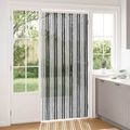 vidaXL Záves proti hmyzu z chenille Šedá a čierna 100 x 220 cm 100% PP