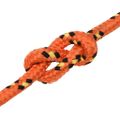 vidaXL Lodné lano oranžové 12 mm 50 m polypropylén