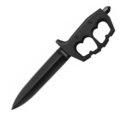 Cold Steel 80NTP Chaos Double Edge taktický nôž 19cm, celočierny, hliník, uhlíková oceľ, Secure Ex