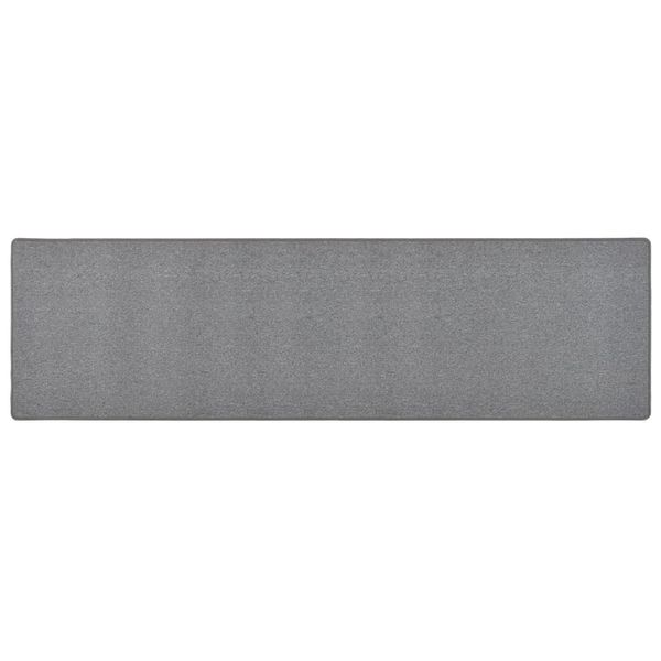vidaXL Kobercový behúň tmavosivý 80x300 cm