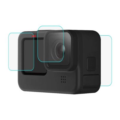 Ochranná fólia z tvrdeného skla Puluz 9H pre GoPro HERO 12/11/10 – čierna
