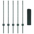 vidaXL Zvarené pletivo s podperami 10 x 0,8 m PVC potiahnutá oceľ