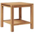 vidaXL Konferenčný stolík Hnedá 45 x 45 x 45 cm Husté teakové drevo