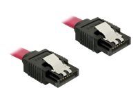 Kábel SATA - Serial ATA 150/300/600 - SATA (M) na SATA (M) - 30 cm - palcové svorky - červená - pre P/N: 89270, 89271
