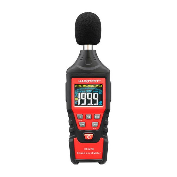 Digitálny decibelomer Habotest HT622B USB A/C