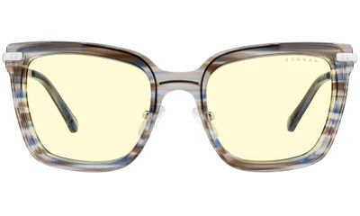 GUNNAR kancelárske/hermé okuliare KAIA BLUE RIBBON jantárové sklá BLF 65 GUNNAR focus