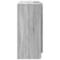 vidaXL Recepčný stôl sivý dub sonoma 155x50x103,5 cm kompozitné drevo