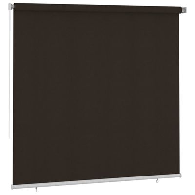 vidaXL Vonkajšia zatemňovacia roleta 240x230 cm hnedá