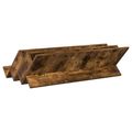 vidaXL Regál na časopisy Dymová dub 90 x 53 x 28,5 cm Kompozitné drevo