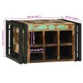 vidaXL Regál na víno 2 ks 46 x 35 x 27,5 cm Masívne obnovené drevo