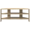 vidaXL RohováTVskriňa 102x40,5x45cm Sonoma dub Kompozitné drevo