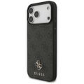 Guess 4G Small Classic Logo MagSafe púzdro pre iPhone 17 Pro Max čierna