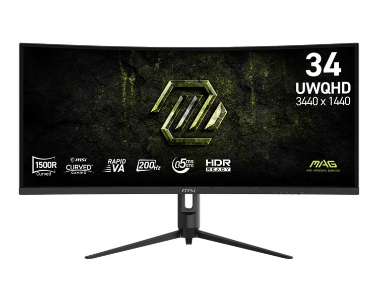 MSI MAG/342CQRF E20/34''/VA/wQHD/200Hz/0,5ms/Čierna/3R