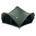 vidaXL Tipi stan Armádna zelená Pre 6 osôb Polyester a oceľ