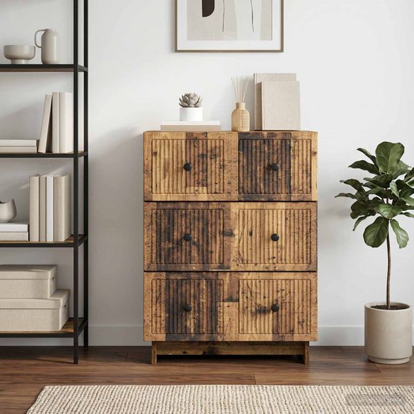 vidaXL Zásuvkový kabinet 66 x 34,5 x 90 cm Kompozitné drevo