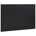 vidaXL Paraván so 6 panelmi, čierny 240x180 cm oceľ