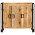vidaXL Servírovacia skriňa Hnedá 80 x 33 x 70 cm mangový masív