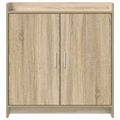 vidaXL Servírovacia skriňa Dub sonoma 72 x 36 x 80 cm Kompozitné drevo