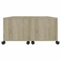 vidaXL Konferenčný stolík dub sonoma 75x75x38 cm drevotrieska