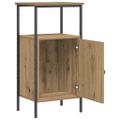 vidaXL Nočné stolíky 2 ks dub artisan 41x31x80 cm kompozitné drevo