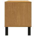vidaXL TV skrinka FLAM 110x40x50 cm masívna borovica