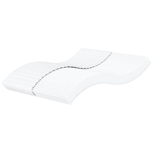 vidaXL Penový matrac biely 200x220 cm tvrdosť H2 H3