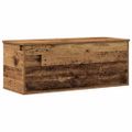 vidaXL Úložná krabica Staré drevo 90 x 35 x 35 cm Kompozitné drevo