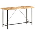 vidaXL Barový stôl 180x70x107 cm surové mangovníkové drevo