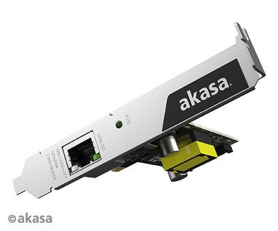 AKASA 2.5 Gigabit PCIe sieťová karta s PoE