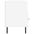 vidaXL TV stolík biely 102x36x50 cm kompozitné drevo