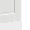 vidaXL Panel umývačky riadu Porto biela 60x1,5x57 cm kompozitné drevo