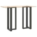 vidaXL Nohy barového stola v tvare T, 2 ks, antracitové, 50x35x(100-101) cm, oceľ