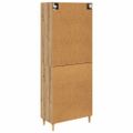 vidaXL Highboard Remeselný dub 34,5 x 34 x 180 cm Kompozitné drevo