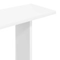 vidaXL Stenná polica Nástenná montáž Biela 80 x 20 x 75 cm